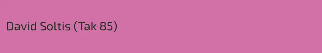 David Soltis (Tak 85)